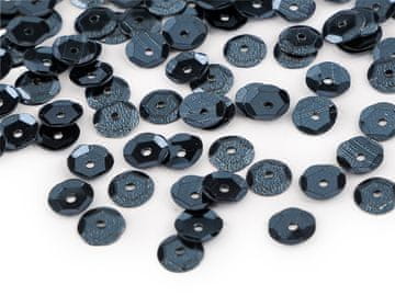 Lomljeni bleščice Ø6 mm - temno modra (50 g)