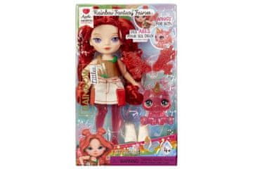 Rainbow High Mavrična visoka mala sestra vila - jabolko (rdeče) TV