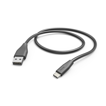 Hama Kabel USB-C 2.0 tipa A-C 1,5 m, črn