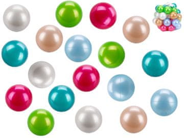 Igralne kotne kroglice biser 8 cm 40 kosov