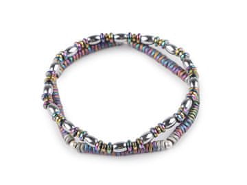 Gibljive hematitne zapestnice set 2 - večbarvne