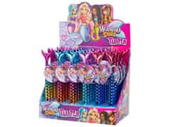 Pisalo z repom morske deklice 16,5 cm - mešanica barv (rdeči rep, svetlo roza rep, modri rep, roza rep)