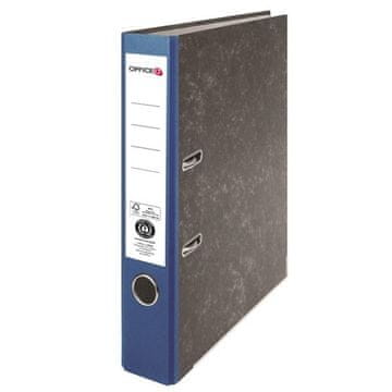 Kartoteka OFFICEO - A4, karton, 5, marmornata, modra