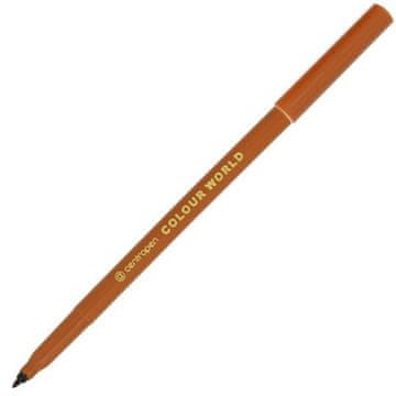 Označevalniki Centropen 7550, rjavi