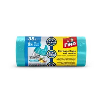 Vrečke za odpadke. FINO-z ročaji,zelena,35l,10mic,20 kosov