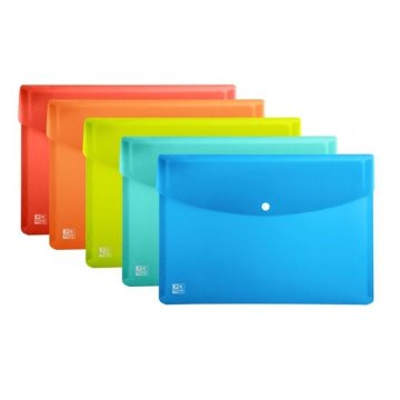 Oxford Kovček za zaklepanje Urban - A4, mešanica barv,5 kosov