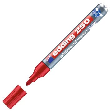 Marker za bele table Edding 250, rdeč