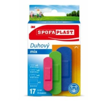 Spofaplast Rainbow Mix 606, 17 kosov