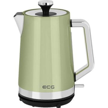 ECG Električni kuhalnik RK1766 Vintage olivno zelene barve
