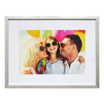 Q-Connect Foto okvir 30x40 cm, plastika, srebrna