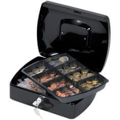 Q-Connect ročna blagajna s škatlo za kovance - 25,5 x