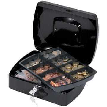 Q-Connect ročna blagajna s škatlo za kovance - 25,5 x