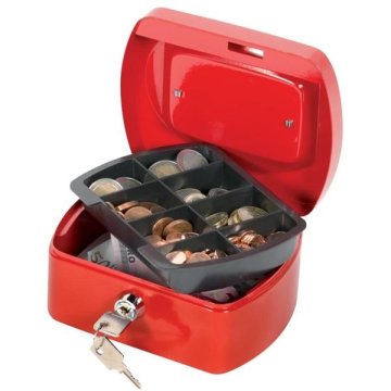 Q-Connect ročna blagajna s škatlo za kovance - 15 x 7