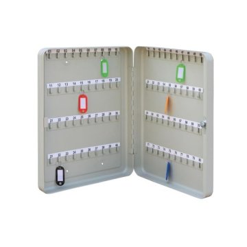 Škatla za ključe Q-Connect za 80 ključev, siva