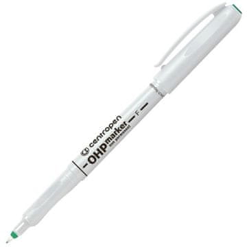 Centropen Marker za folijo 2646, zelen