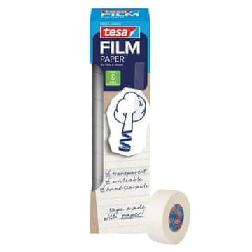 Tesa Lepilni trak film Paper, 19 mm x 10 m, 8 kosov