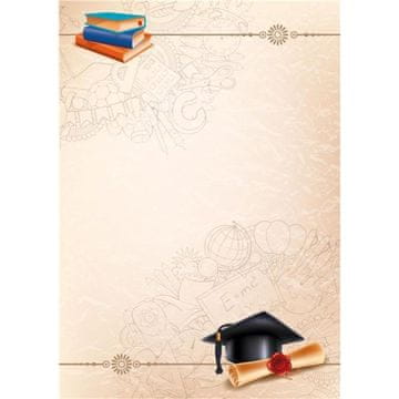 Diploma A4 - znanstveni motivi, 170 g/m2, 25 kosov