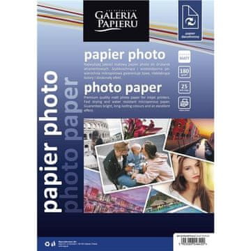 Foto papir - A4, 180 g/m2, mat, dvostranski, 25 listov