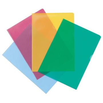 Ovitki L QC - A4, 120 mic, mat, mešanica barv, 10 kosov