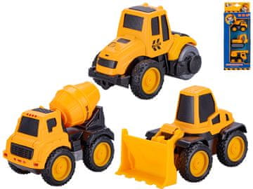 Gradbeni avto 7-8,5 cm kovinski vzvratni del 3 kosi