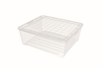 Curver tekstilna škatla 10 l prozorna