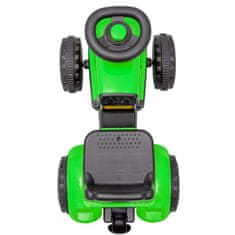 Otroški traktor s traktorjem Benny Baby Mix zelen