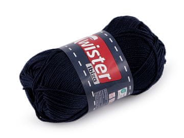 Pletena preja Twister Ibiza 50 g - (59) temno modra