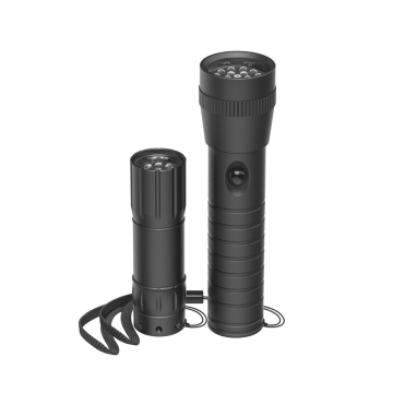 Hama FL-DUO, LED svetilke, aluminij, 25 lm / 60 lm, trak za roko, vključno z baterijami, komplet 2