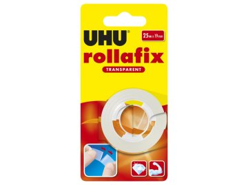 UHU lepilni trak Rollafix Transparent Refill Blister 25 m