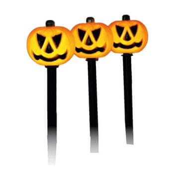 SVETILKA VODILA VRTNI PLUG HALLOW.PUMPKIN 3PCS 30CM