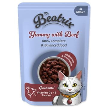 Beatrix vrečka za odrasle z govedino 85g