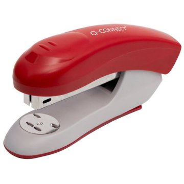 Q-Connect Stapler, 20 listov, rdeč