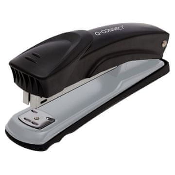 Stapler Q-Connect, 20 listov, kovinski, črn