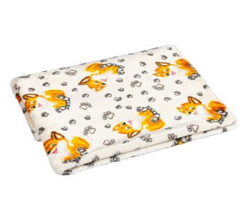 Otroška odeja ELLA - 75x100 cm - Lisica