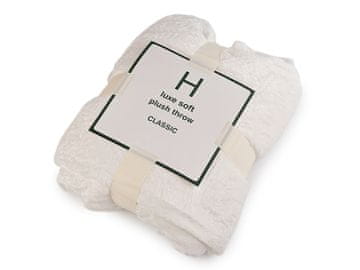 Odejica mikro plišaste koruzne klase 150x200 cm - kremasta najlažja.