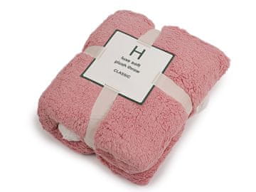 Odeja jagenjček 150x200 cm - roza