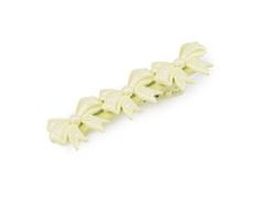 Kovinska sponka za lase trak, listi - rumeni sveti trak