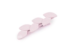 Kovinska sponka za lase trak, listi - roza sveti list