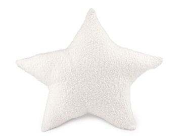 Okrasna blazina zvezda boucle Ø40 cm - smetana najlažja.