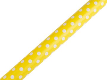 Ovijalni papir dot 0,7x2 m - rumen