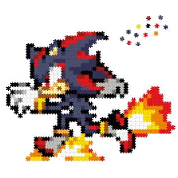 Tomy Jixelz REMIX Sonic puzzle plastične pixel art Runnin' Shadow