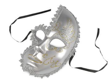 Beneška maska - strgalo - srebro