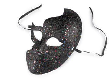 Beneška maska - strgalo, črna
