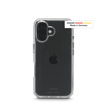 Hama Extreme Protect, ovitek za Apple iPhone 17, material D3O, ne rumenenje, prozoren