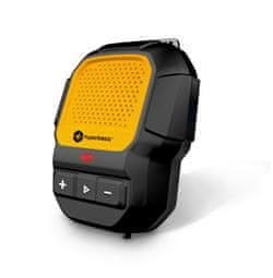 CONNECT IT Hyperbass ClipBEAT brezžični zvočnik s sponko BLACK-YELLOW