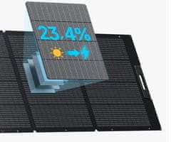 BLUETTI PV350 prenosni solarni panel, 350W, IP67, MC4, črn