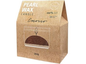 Emocio vosek v razsutem stanju 350 g + 10 knotov - rdeča