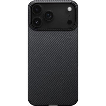 PITAKA Ultra tanek etui za iPhone 17 Pro črno/sivo