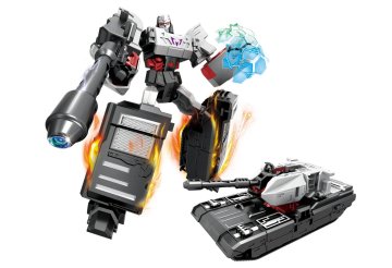 Autorobot Tank King črn 19 cm