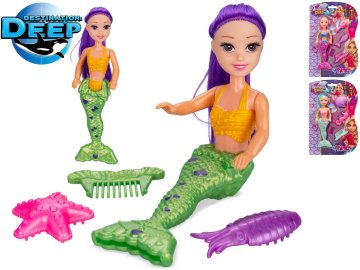 Destination Globoka morska deklica 17 cm z dodatki 3 kosi